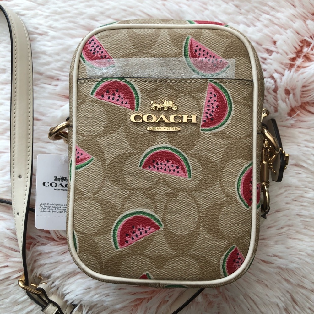 Watermelon Coach Crossbody, NWT